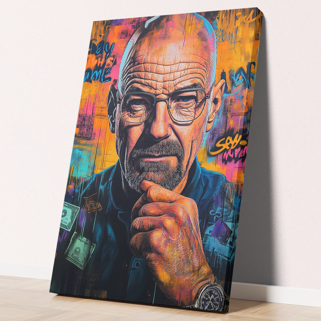 Heisenberg's Legacy: Graffiti Art Print