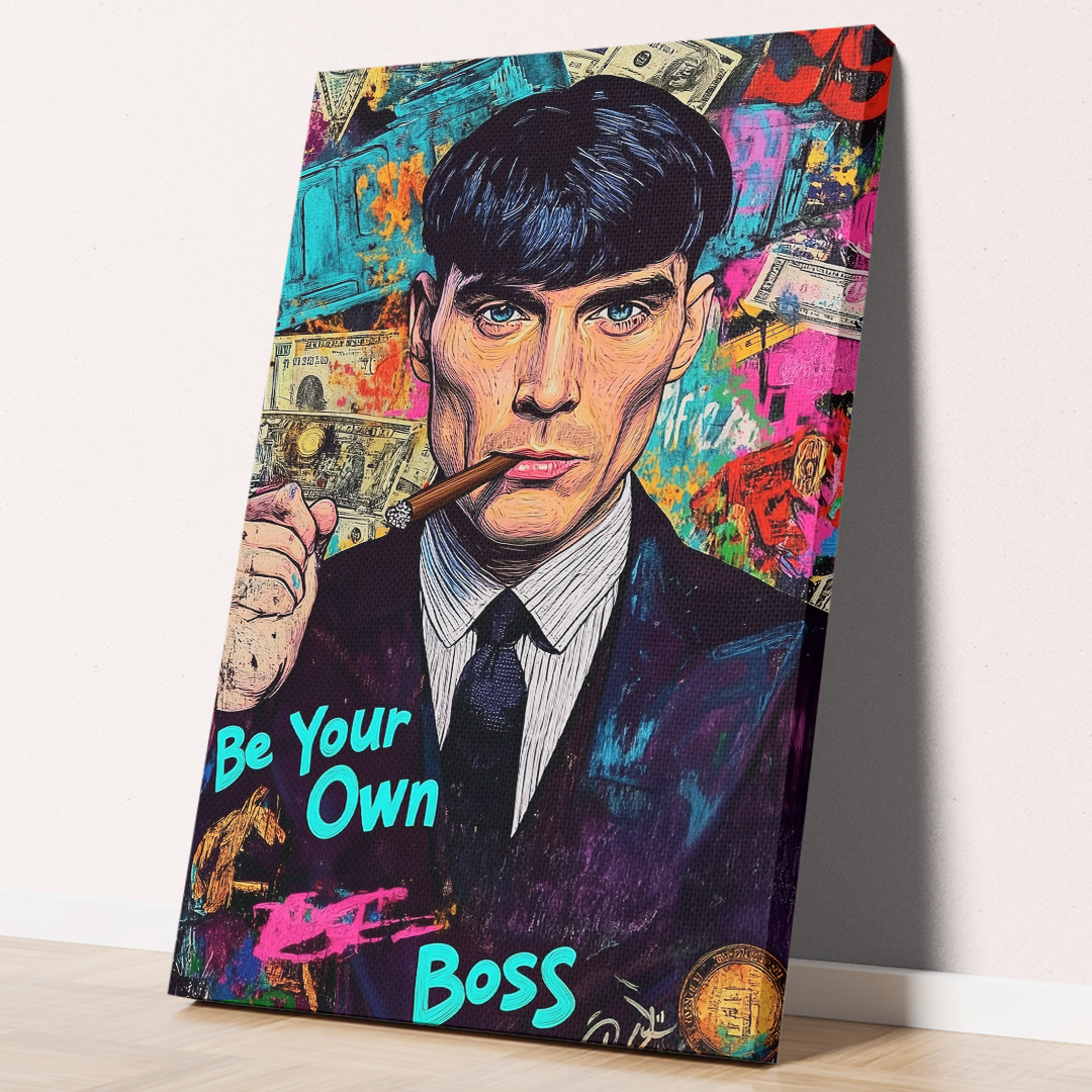 The Boss Life: Peaky Shelby Canvas