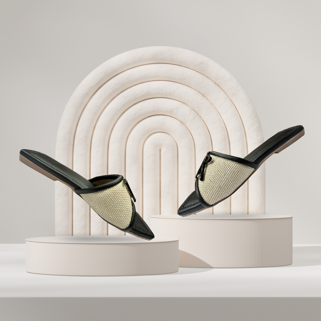 Aestify Designer-Inspired Women’s Slide Sandals – Elegant Square Toe Slip-Ons