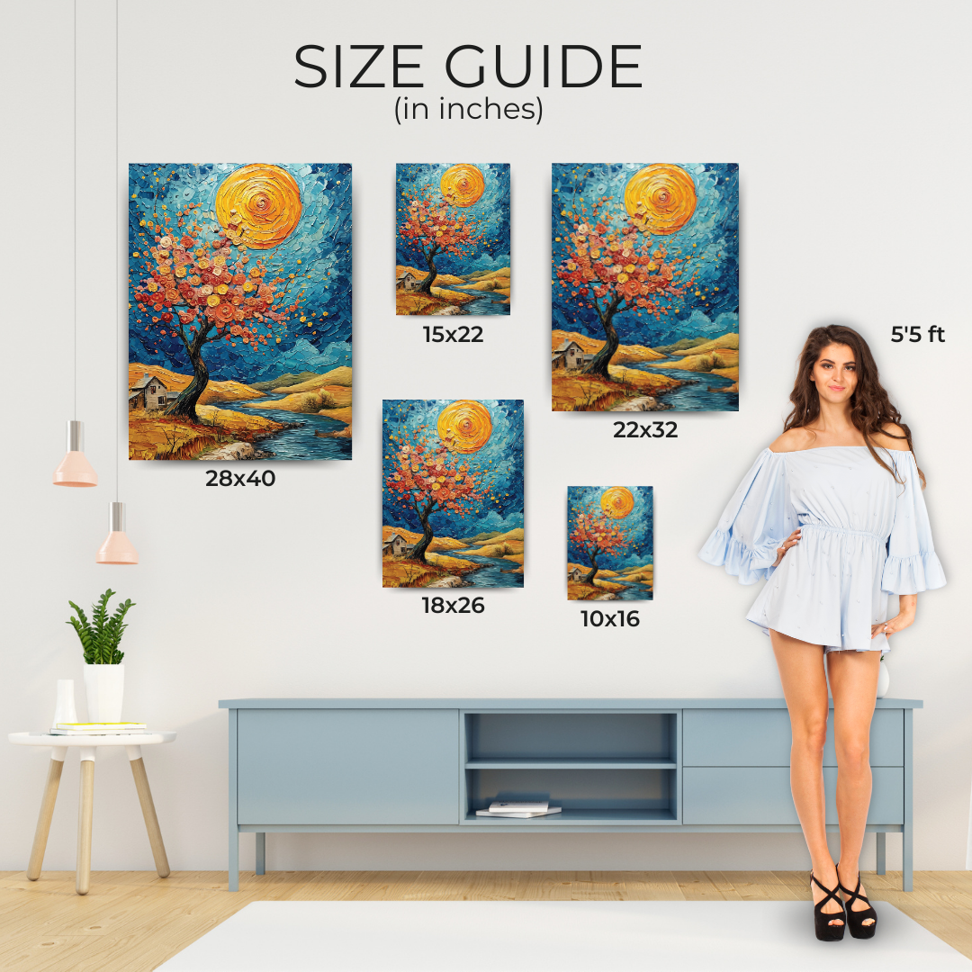 Blossom Tree : Painting Canvas