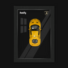 Aestify™ 3D Car Frame for Lamborghini Aventador Alloy Metal Car Model