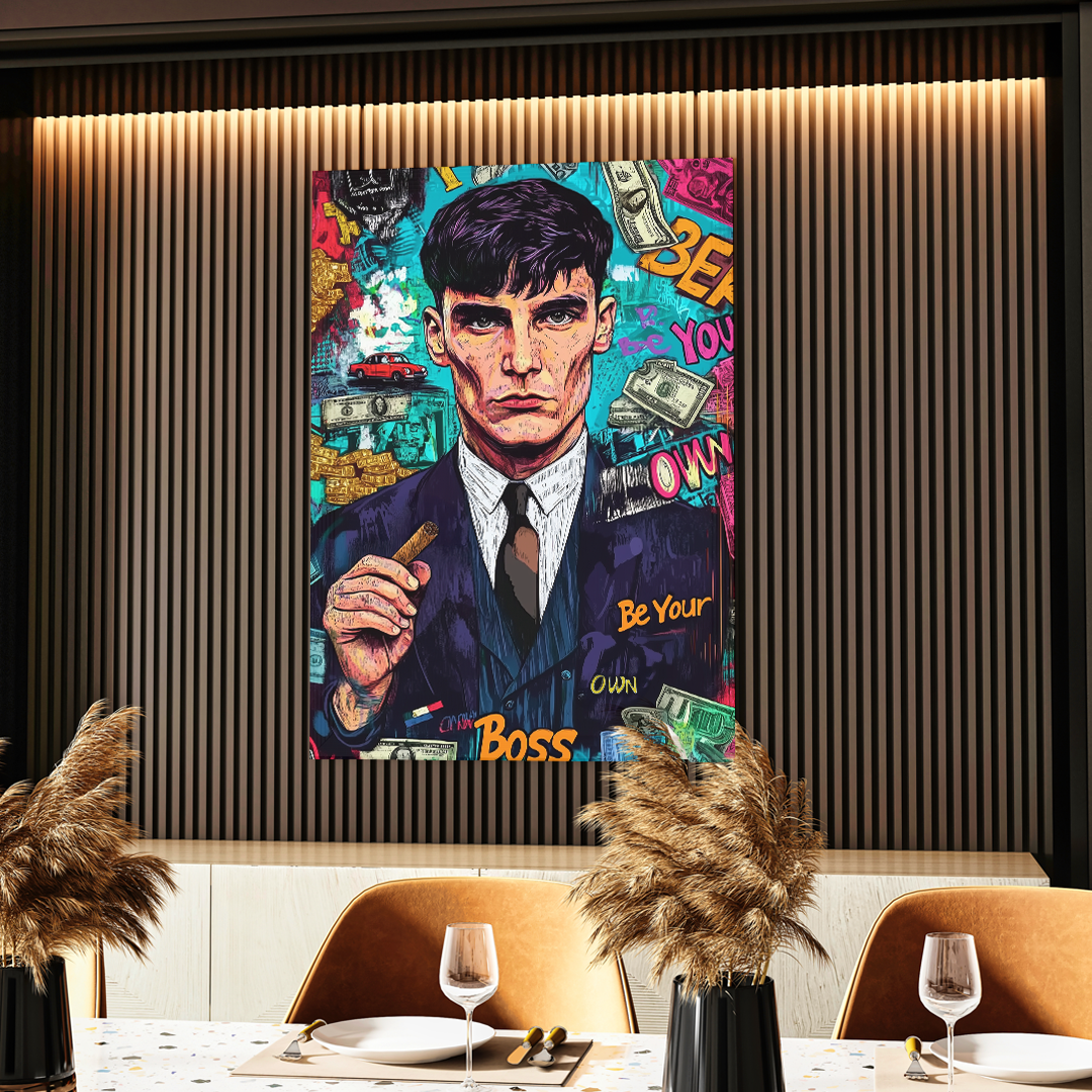The Boss Life: Peaky Shelby Canvas
