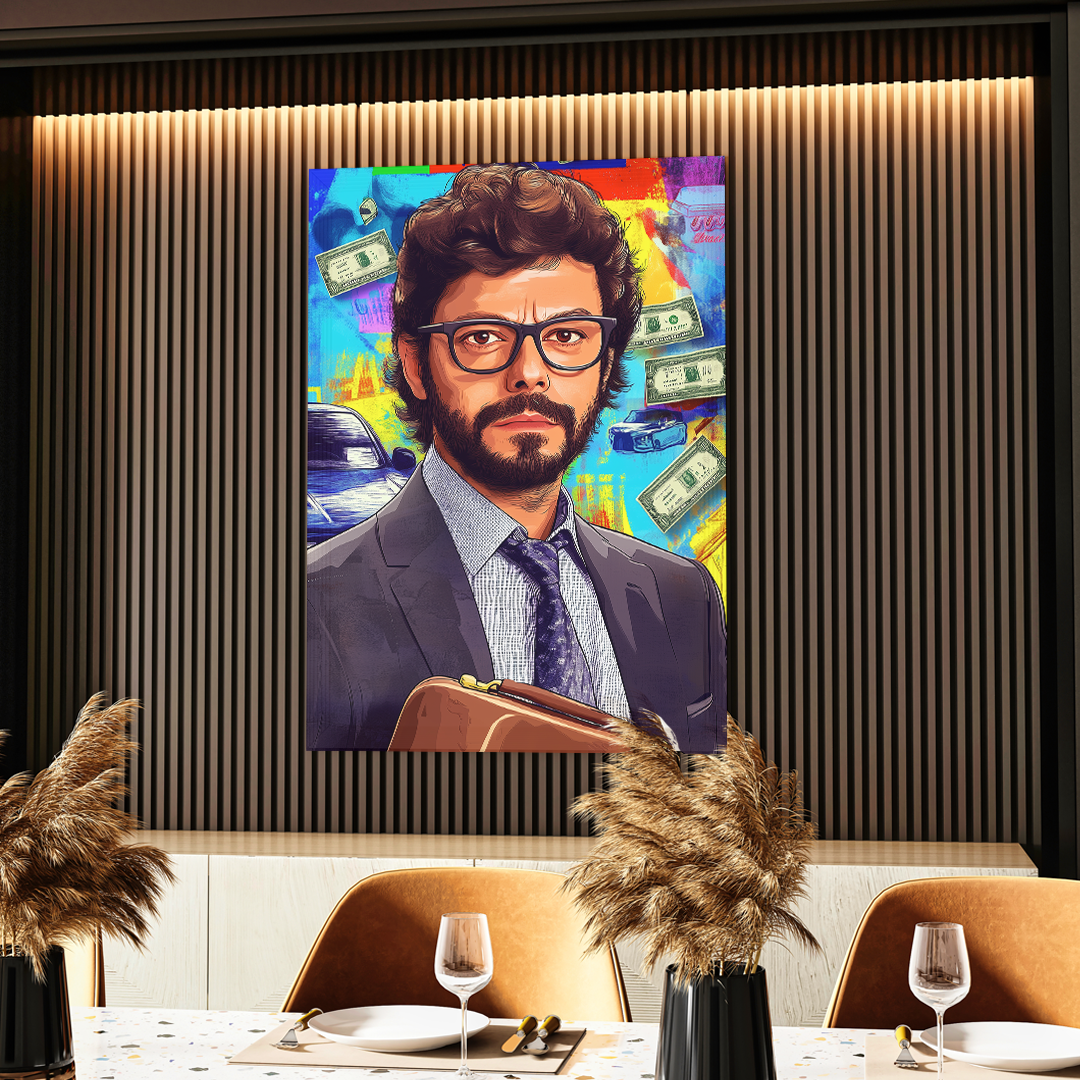 Heist Mastermind: The Professor Graffiti Art
