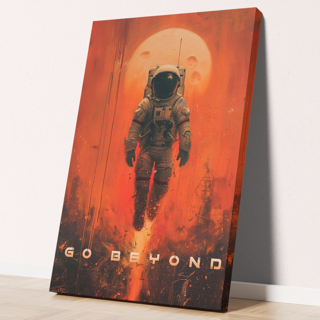 Go Beyond : Space Painting Canvas