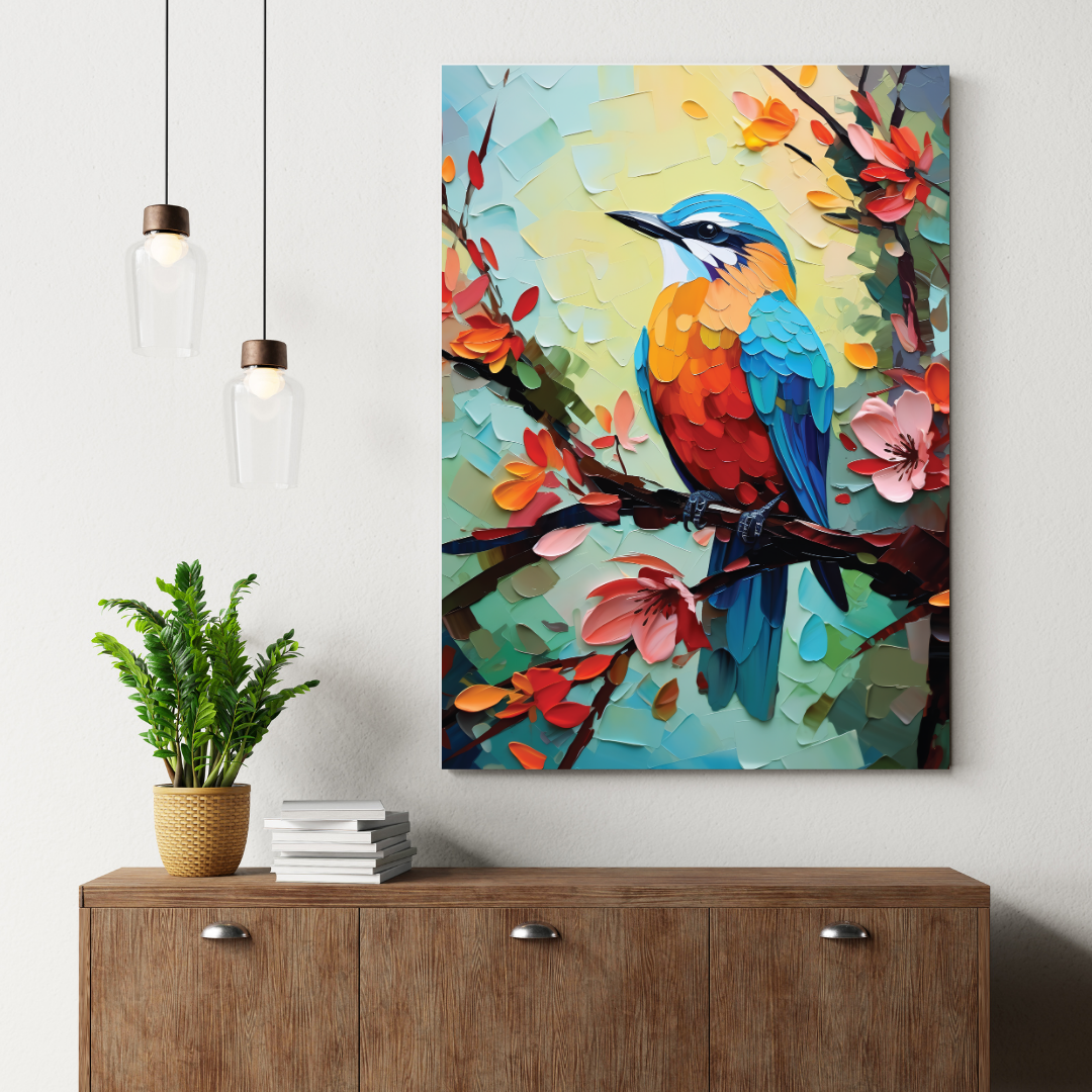 Colorful Mosaic of Nature : Painting Canvas