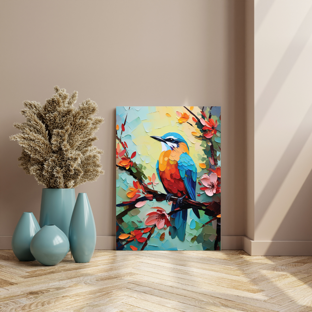 Colorful Mosaic of Nature : Painting Canvas