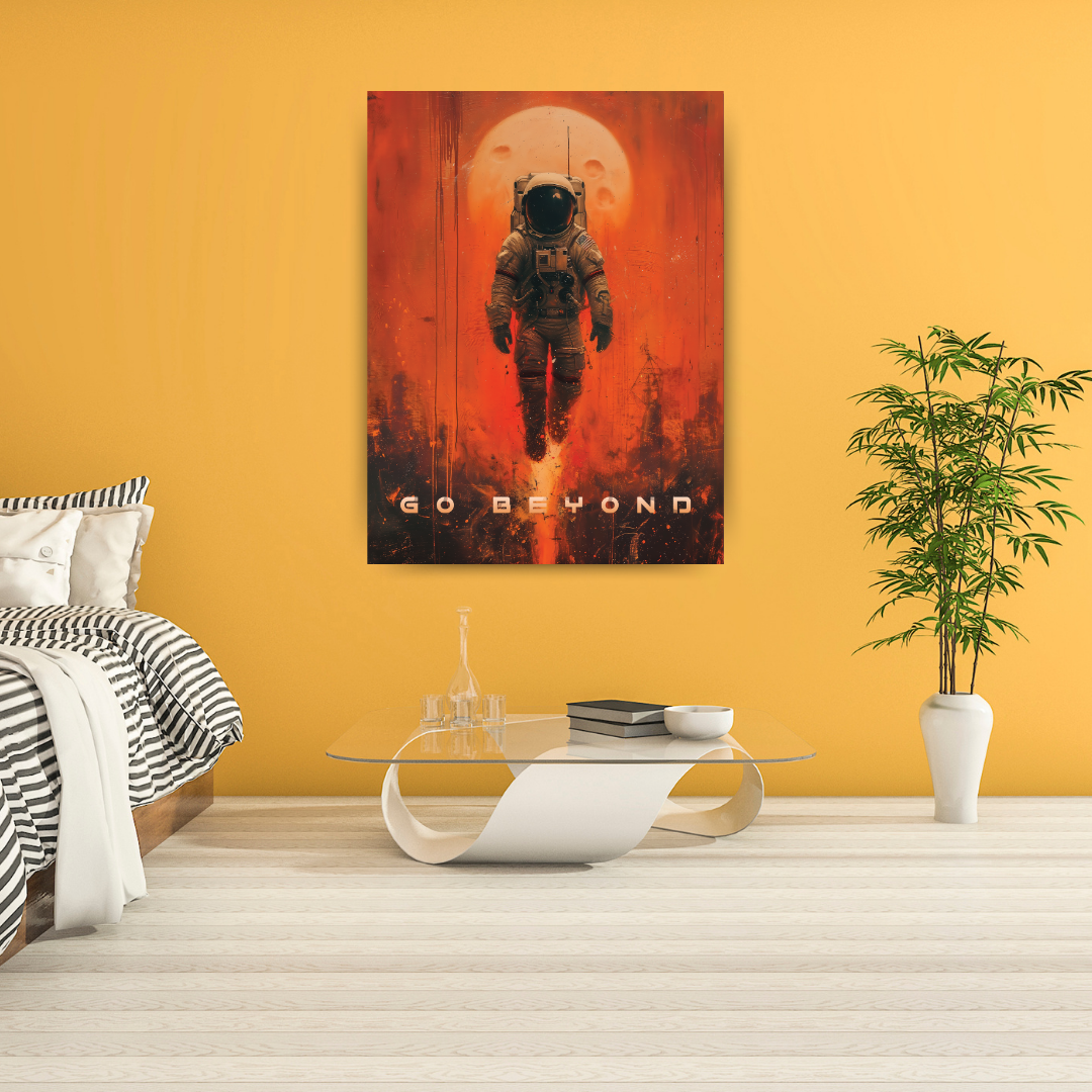 Go Beyond : Space Painting Canvas