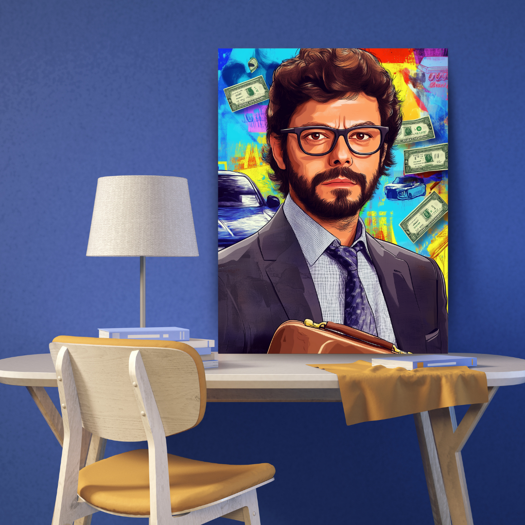 Heist Mastermind: The Professor Graffiti Art