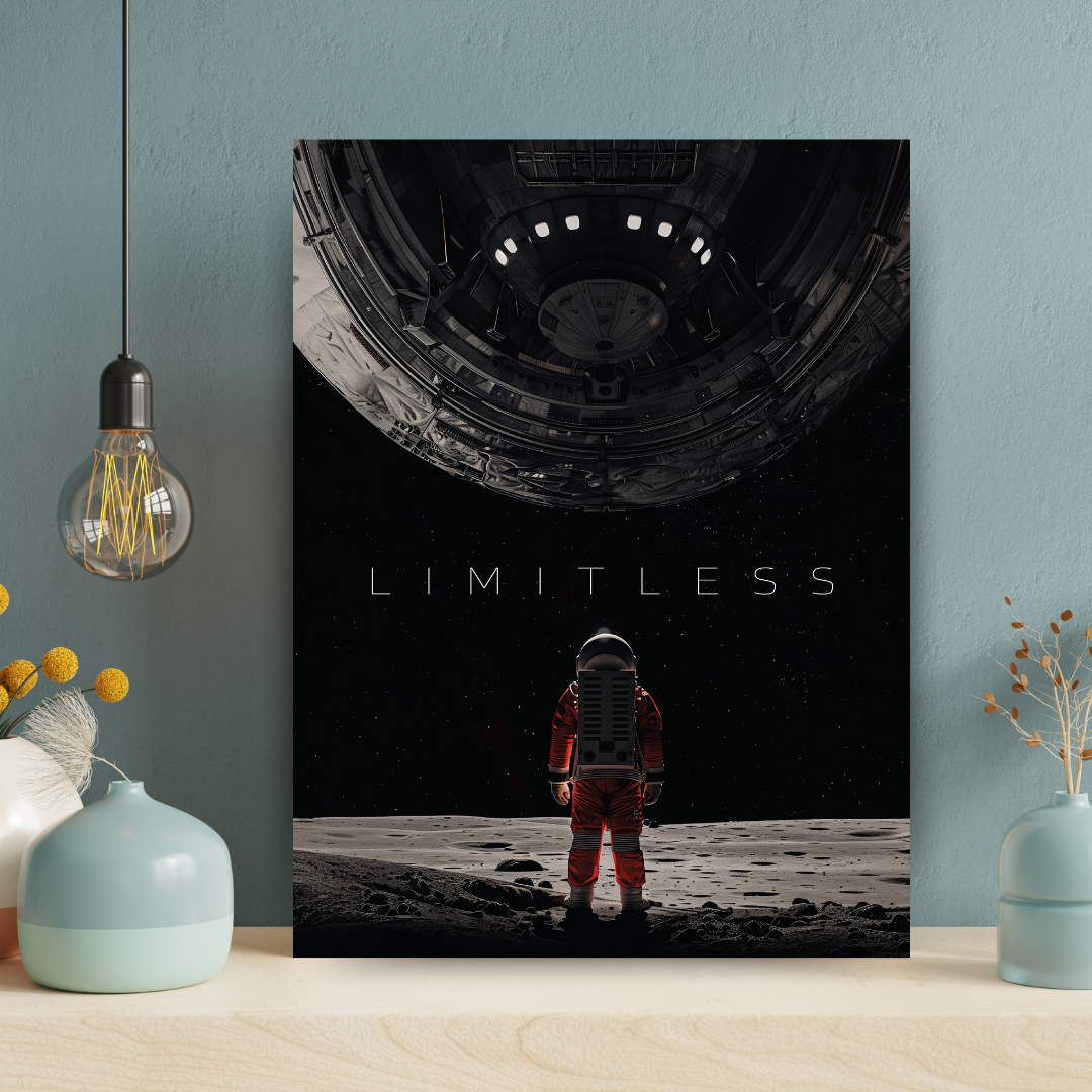 Limitless Inspiration Astronaut Canvas