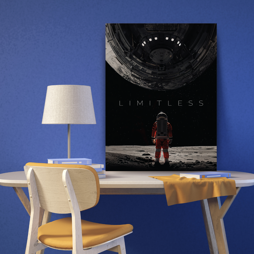 Limitless Inspiration Astronaut Canvas