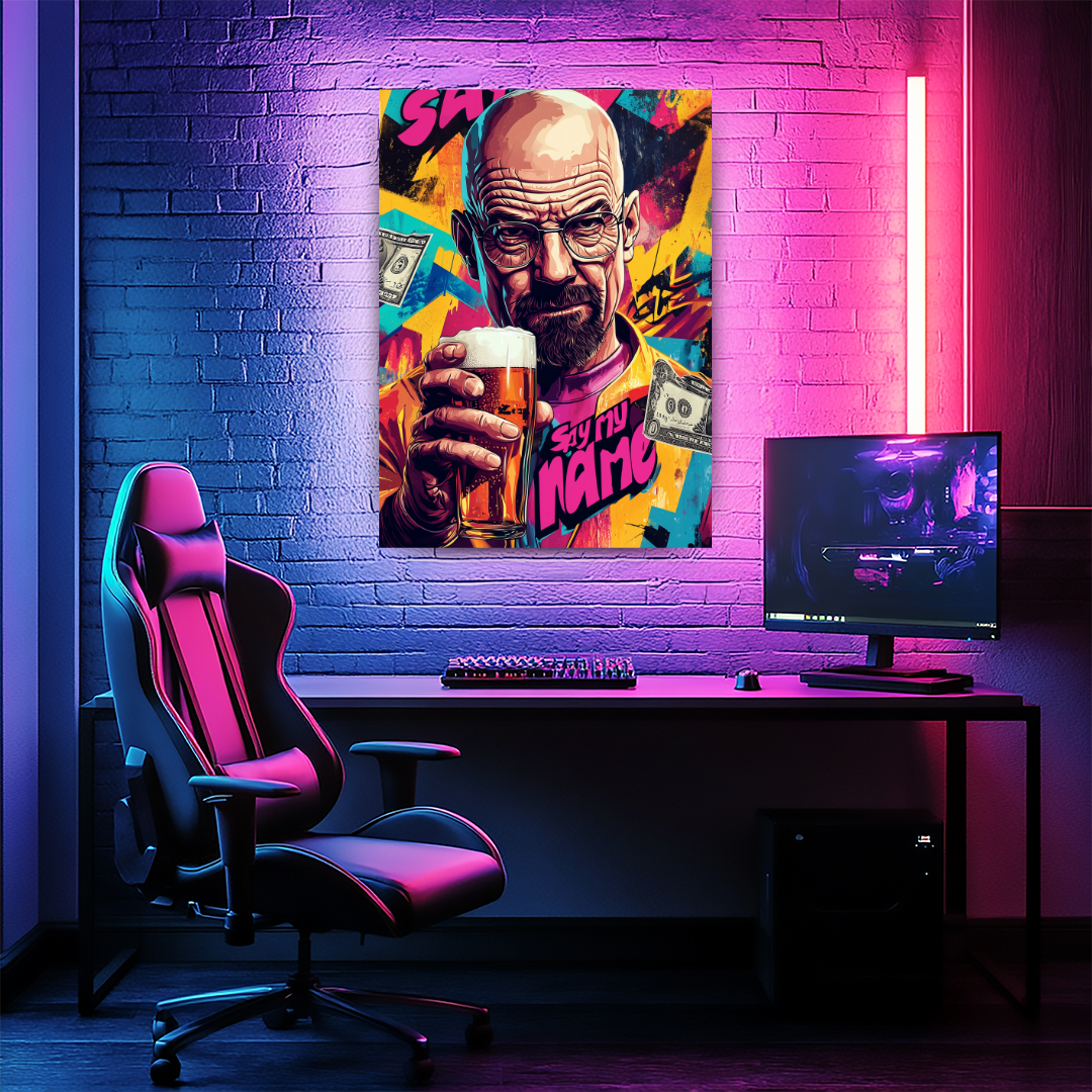 Heisenberg's Legacy: Graffiti Art Print