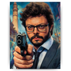Heist Mastermind: The Professor Graffiti Art