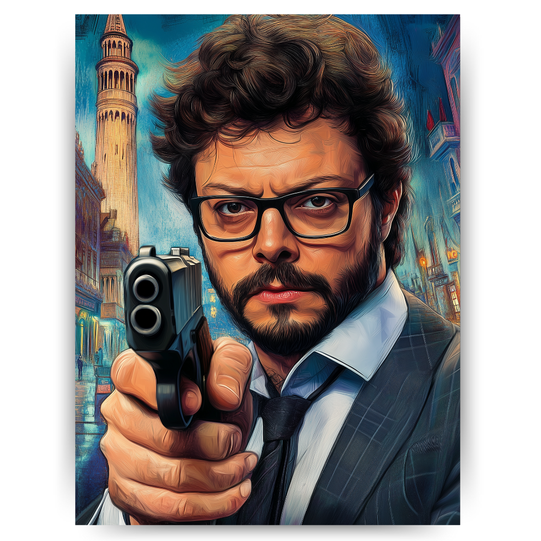 Heist Mastermind: The Professor Graffiti Art