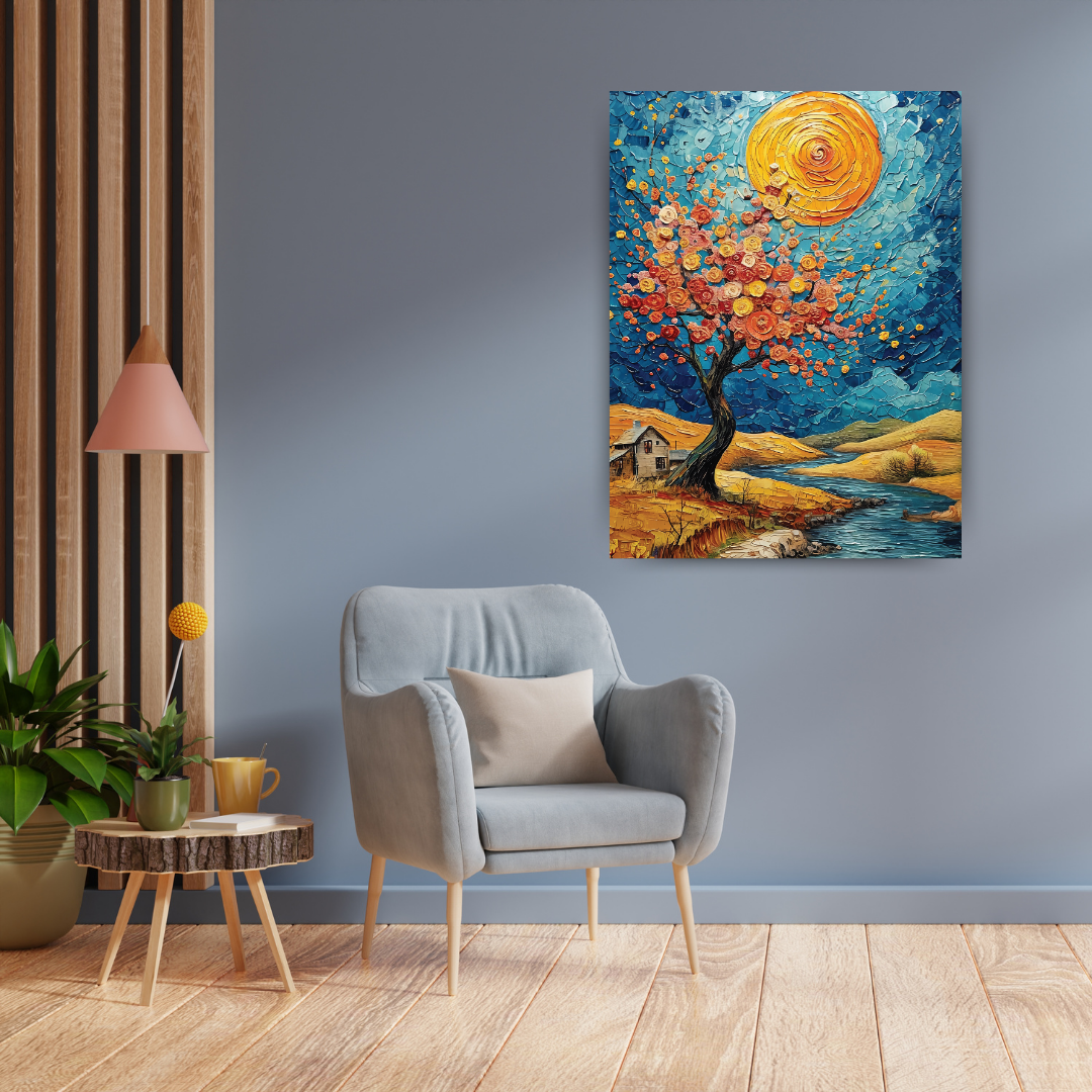 Blossom Tree : Painting Canvas