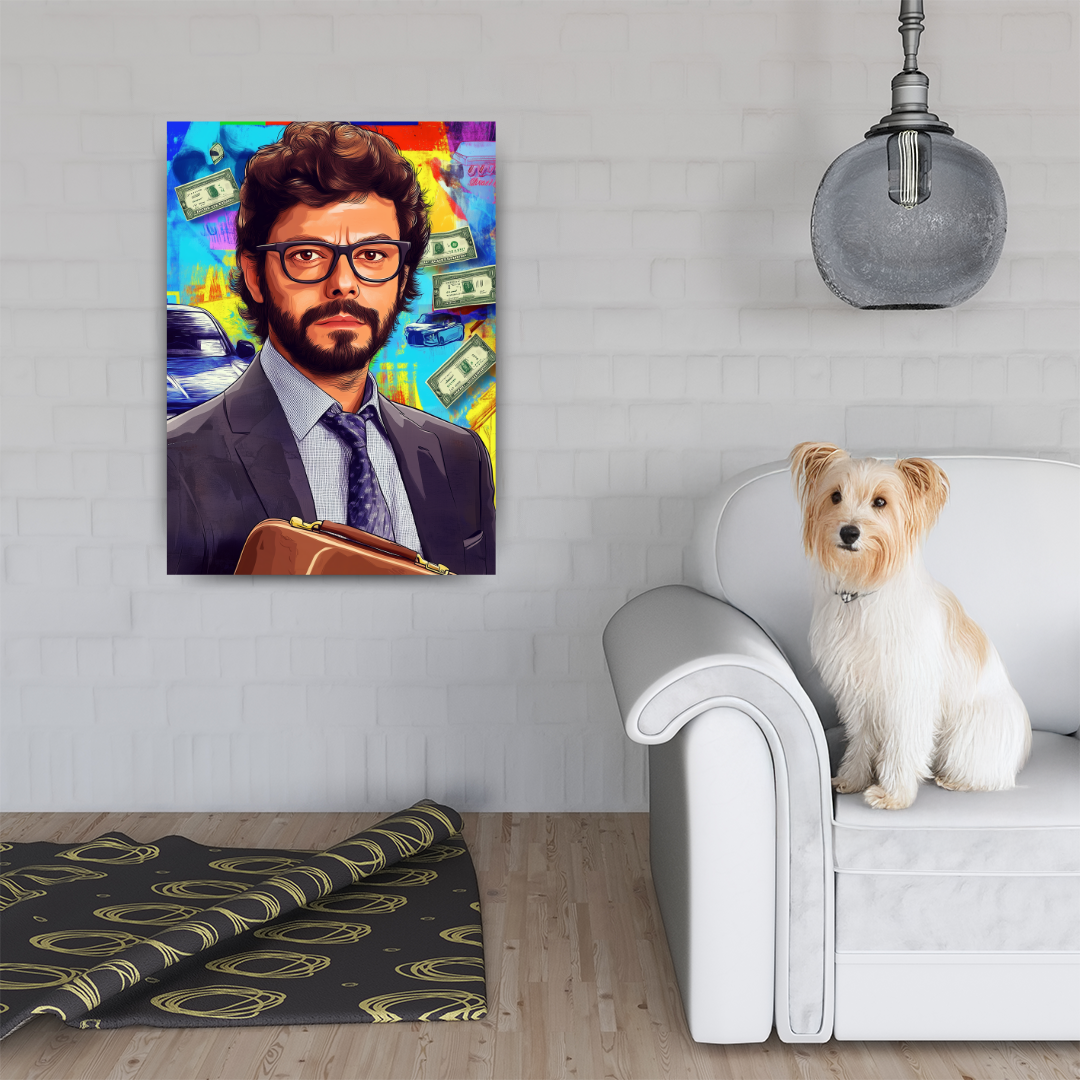 Heist Mastermind: The Professor Graffiti Art