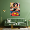 Vibrant Superman Graffiti Canvas