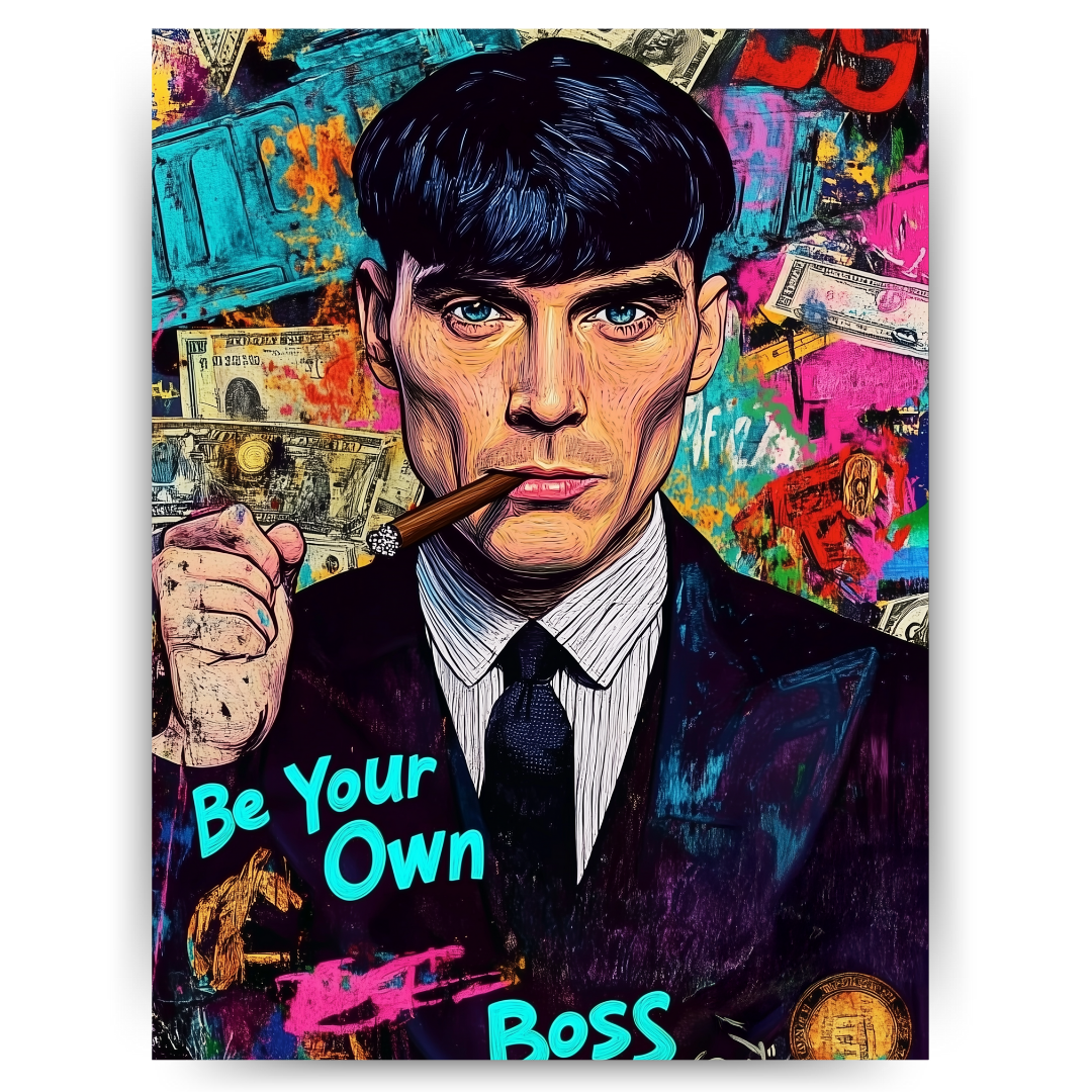The Boss Life: Peaky Shelby Canvas