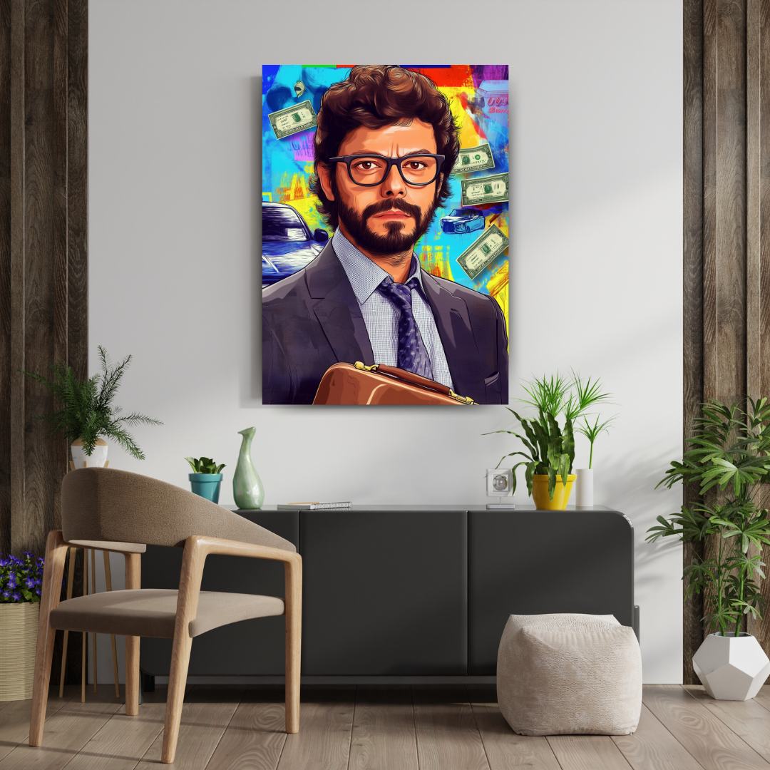 Heist Mastermind: The Professor Graffiti Art