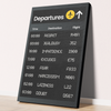 Arrive Positivity, Depart Negativity Canvas