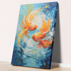 Vibrant Golden Fish : Painting Canvas
