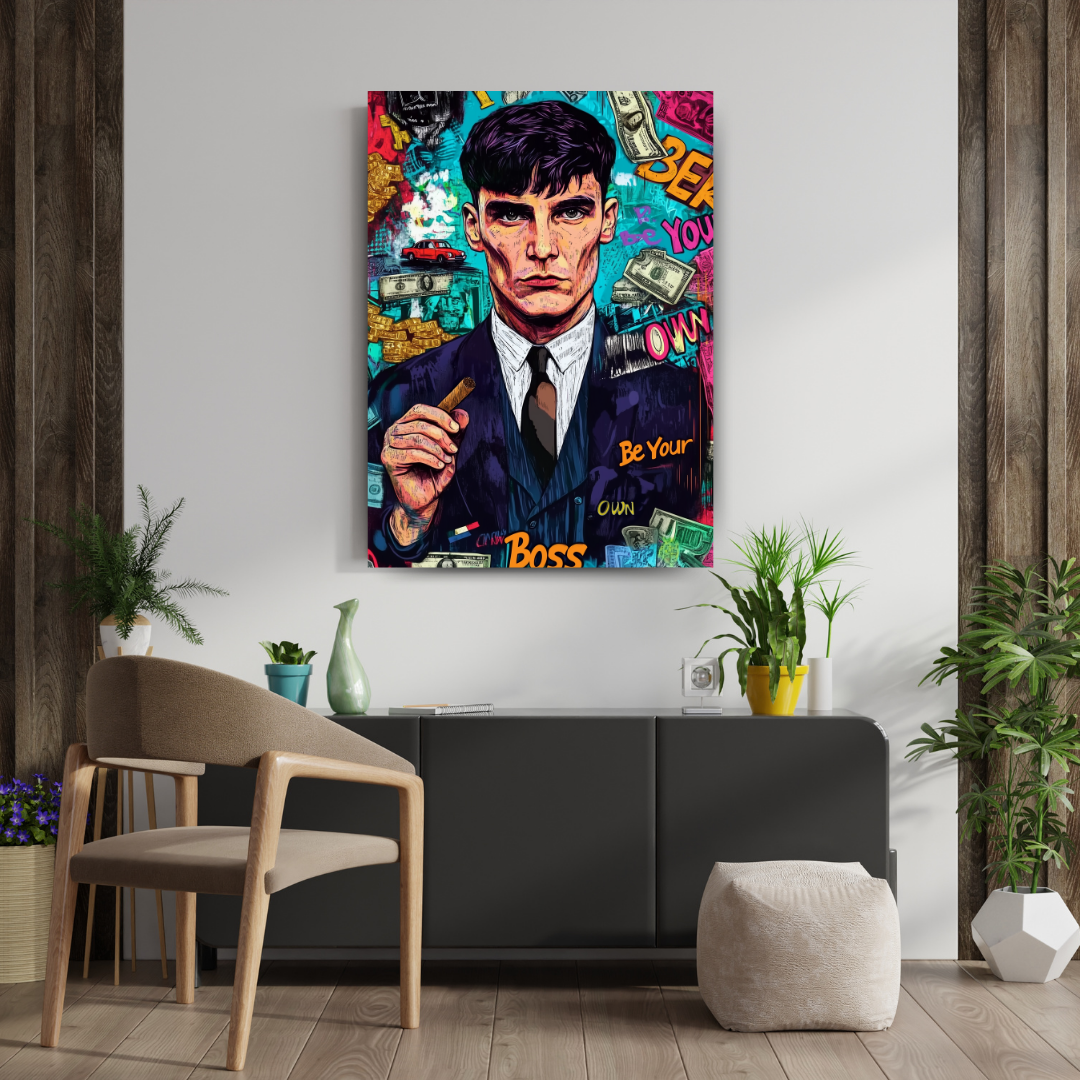 The Boss Life: Peaky Shelby Canvas