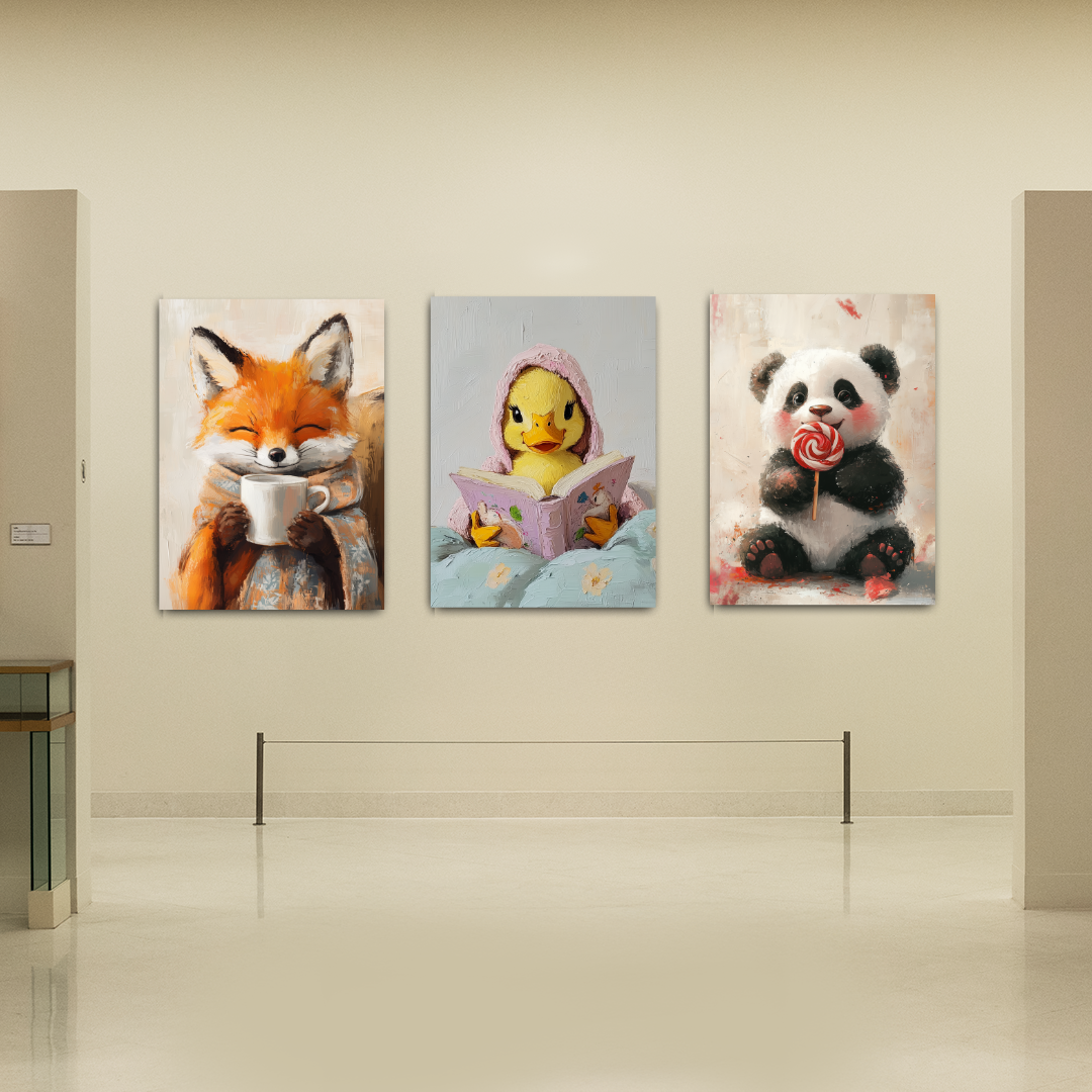 Cutie Trio Canvas
