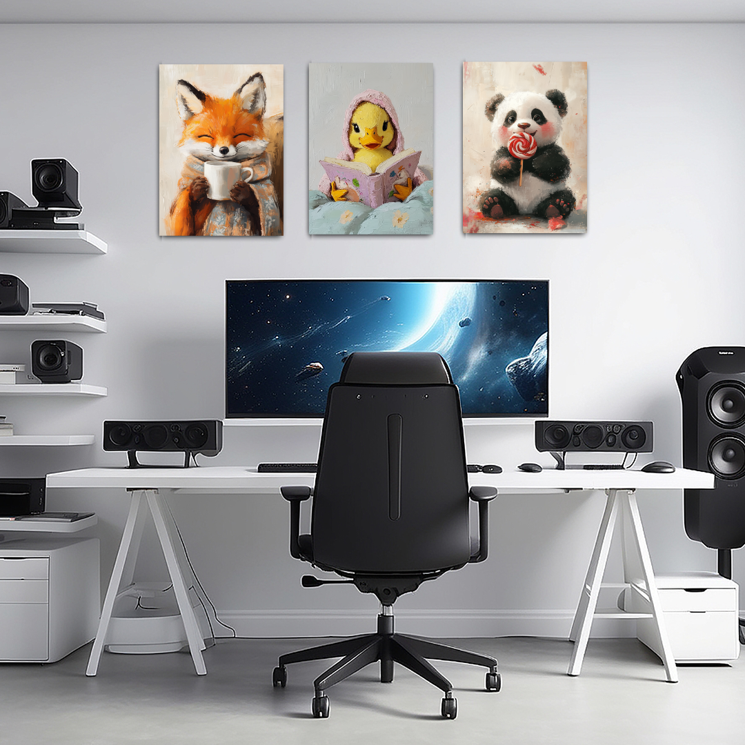 Cutie Trio Canvas