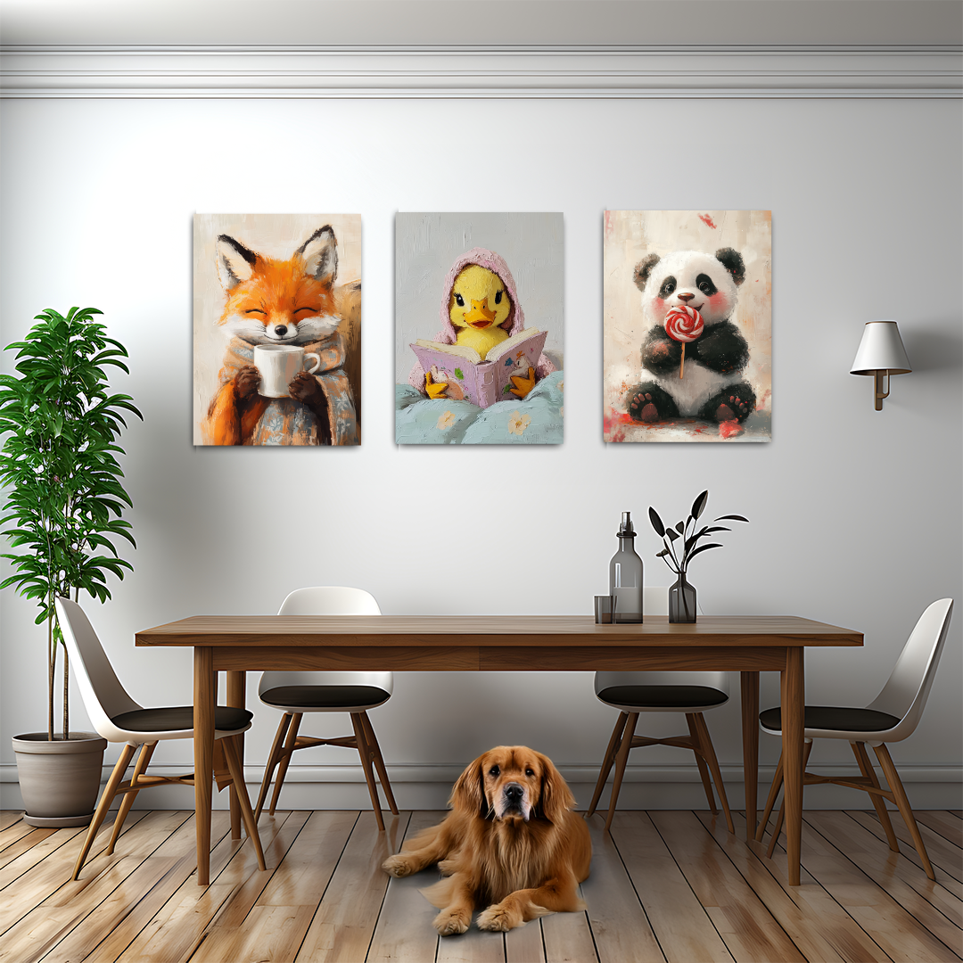 Cutie Trio Canvas