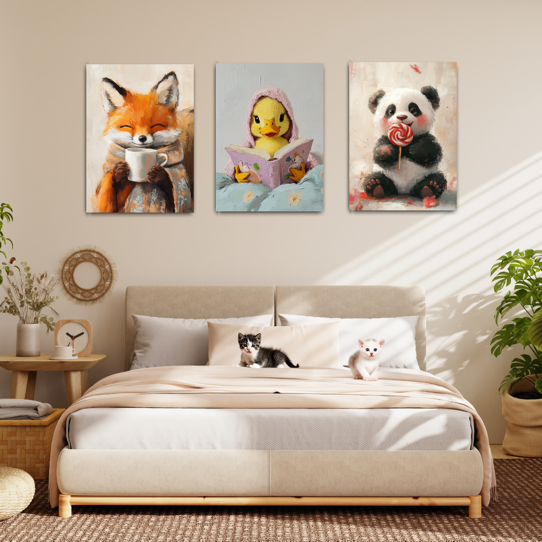 Cutie Trio Canvas