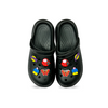 Aestify Women’s Black Clogs with Cute Charms – Comfy & Stylish Everyday Slip-Ons