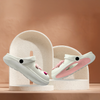 Aestify Women’s White & Pink Clogs with Cute Bear Charms – Soft & Stylish Slip-On Sandals