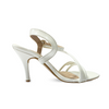 Aestify Elegant White Strappy High Heel Sandals for Women – Chic Party & Formal Wear