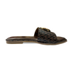 Aestify Designer-Inspired MK Logo Slides for Women – Luxury Monogram Slip-On Sandals