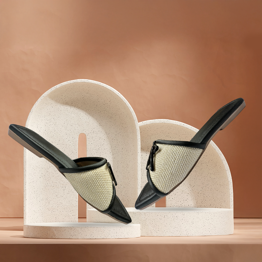 Aestify Designer-Inspired Women’s Slide Sandals – Elegant Square Toe Slip-Ons