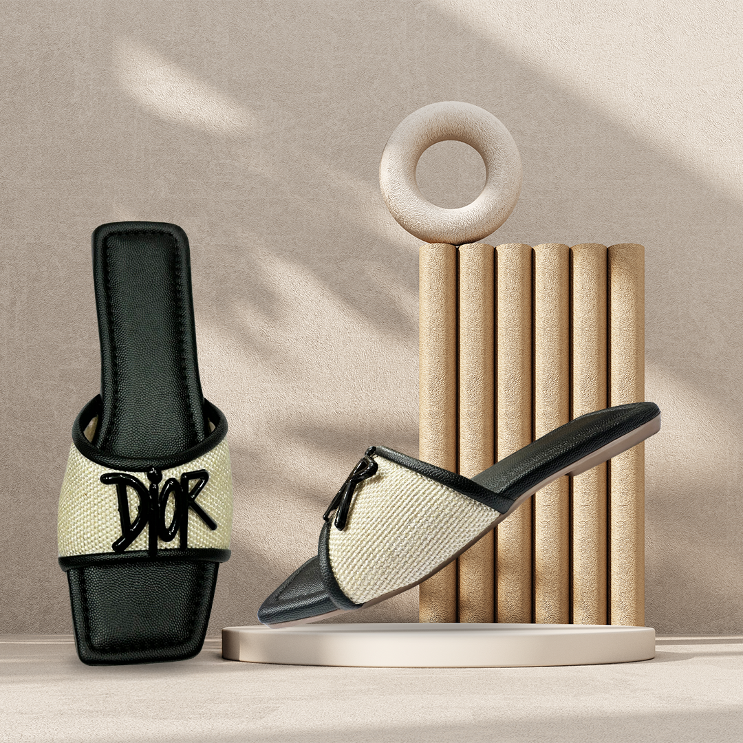 Aestify Designer-Inspired Women’s Slide Sandals – Elegant Square Toe Slip-Ons