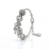 Aestify™ Silver Luxe Crystal Charm Bracelet – Premium CZ Stones