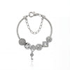 Aestify™ Silver Luxe Crystal Charm Bracelet – Premium CZ Stones